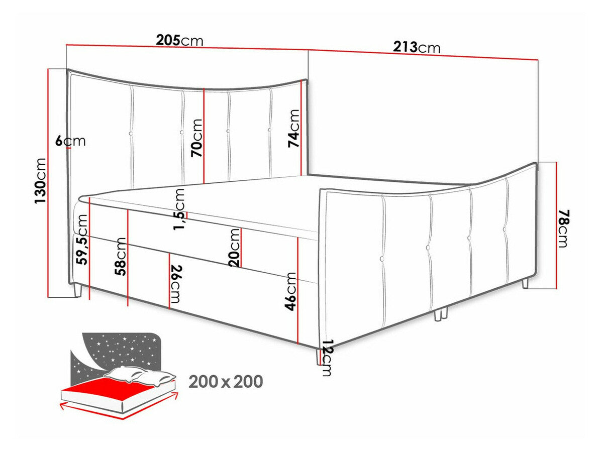 Continental bed 471355