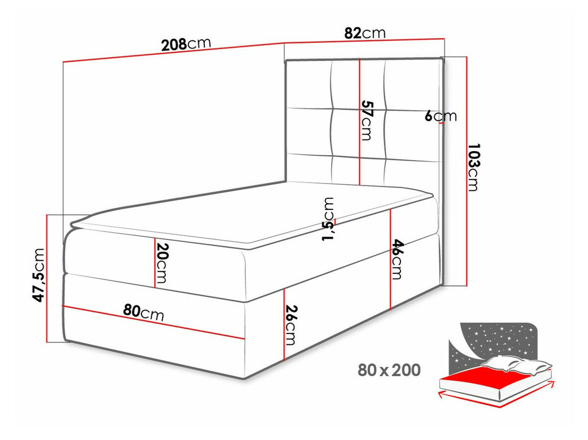 Continental bed 472123