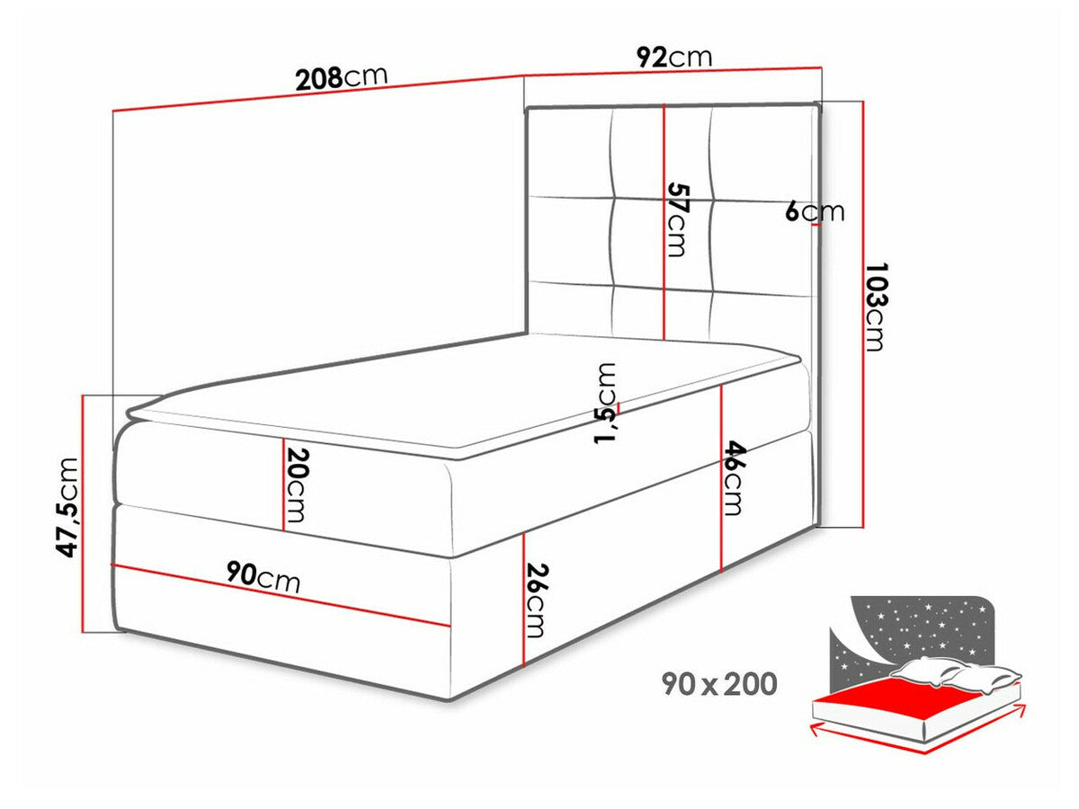 Continental bed 472123