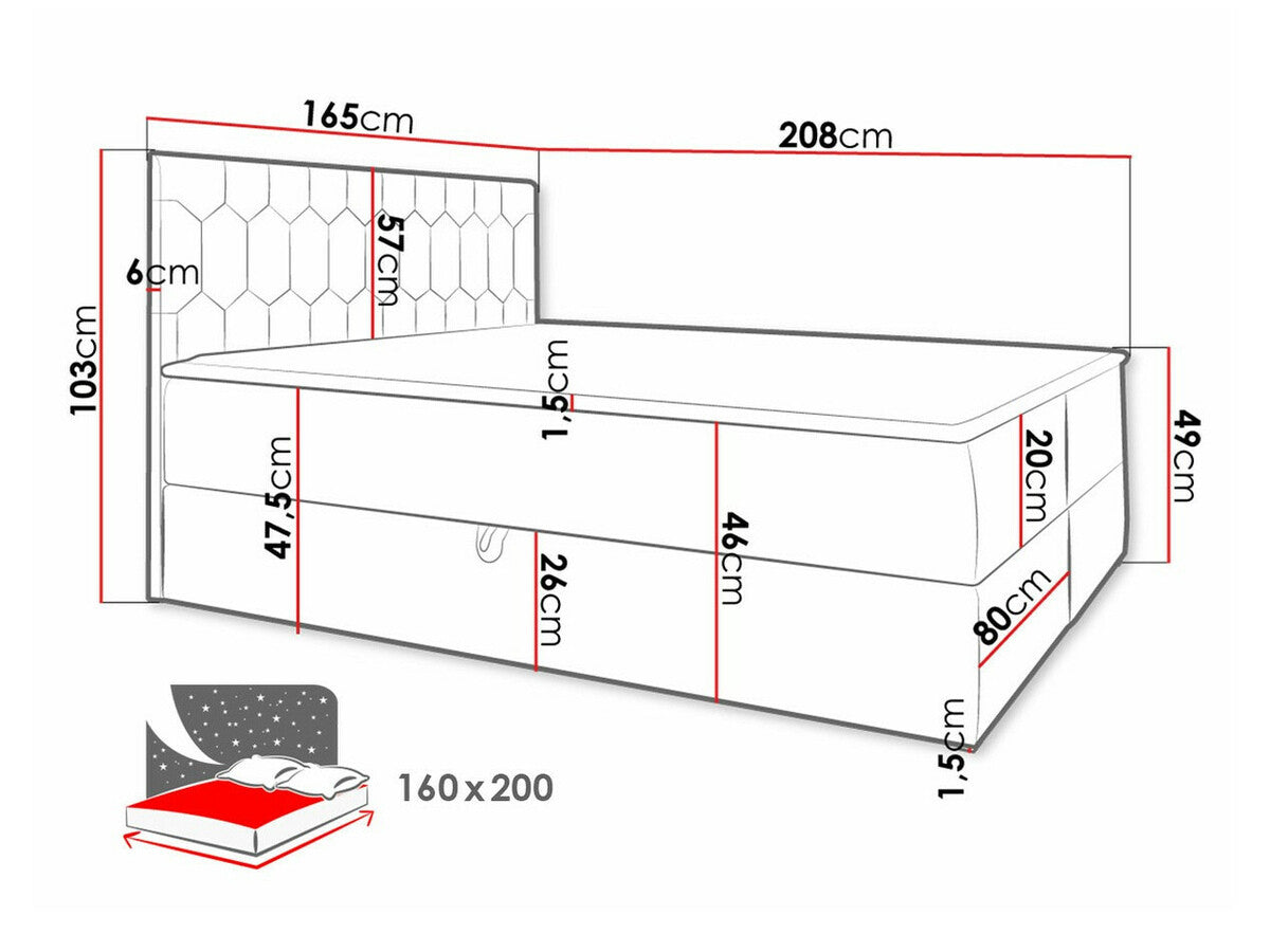 Continental bed 472177