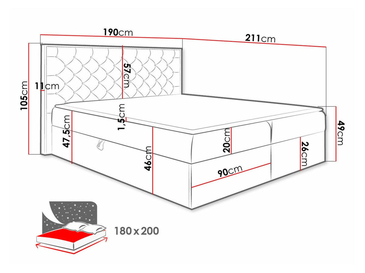 Continental bed 472229