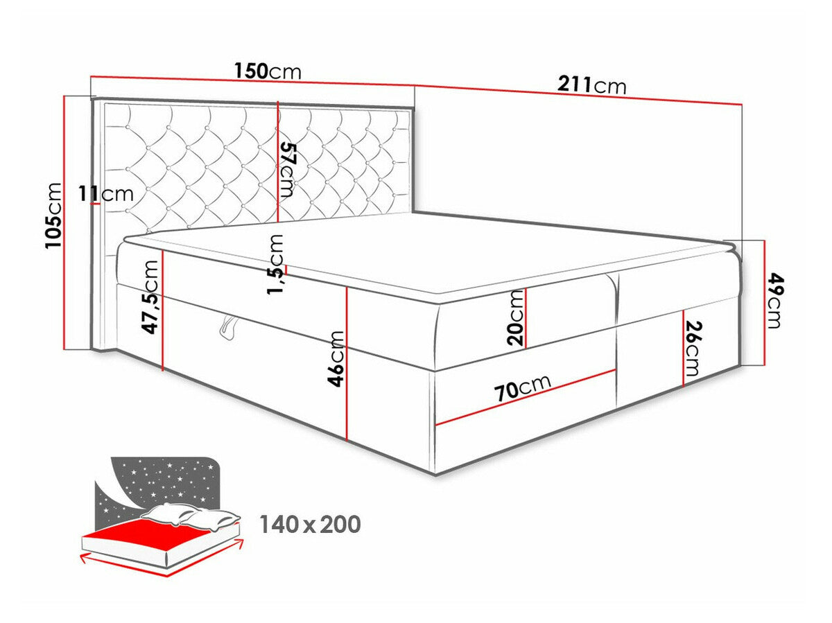 Continental bed 472229