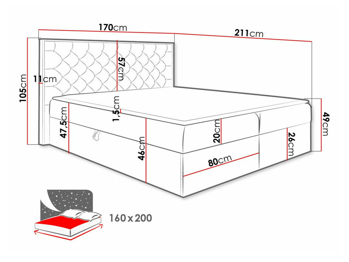 Continental bed 472229