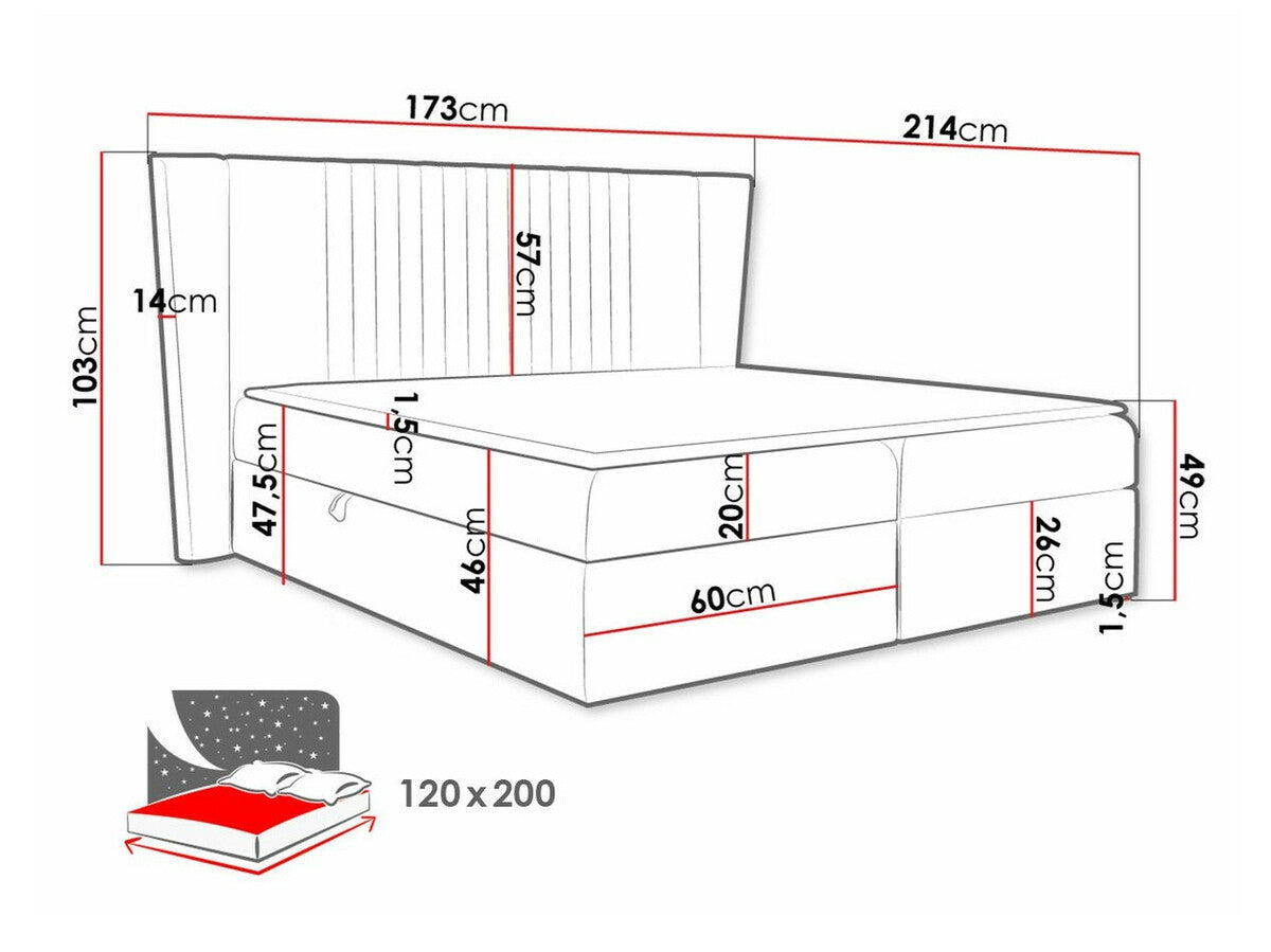 Continental bed 472636