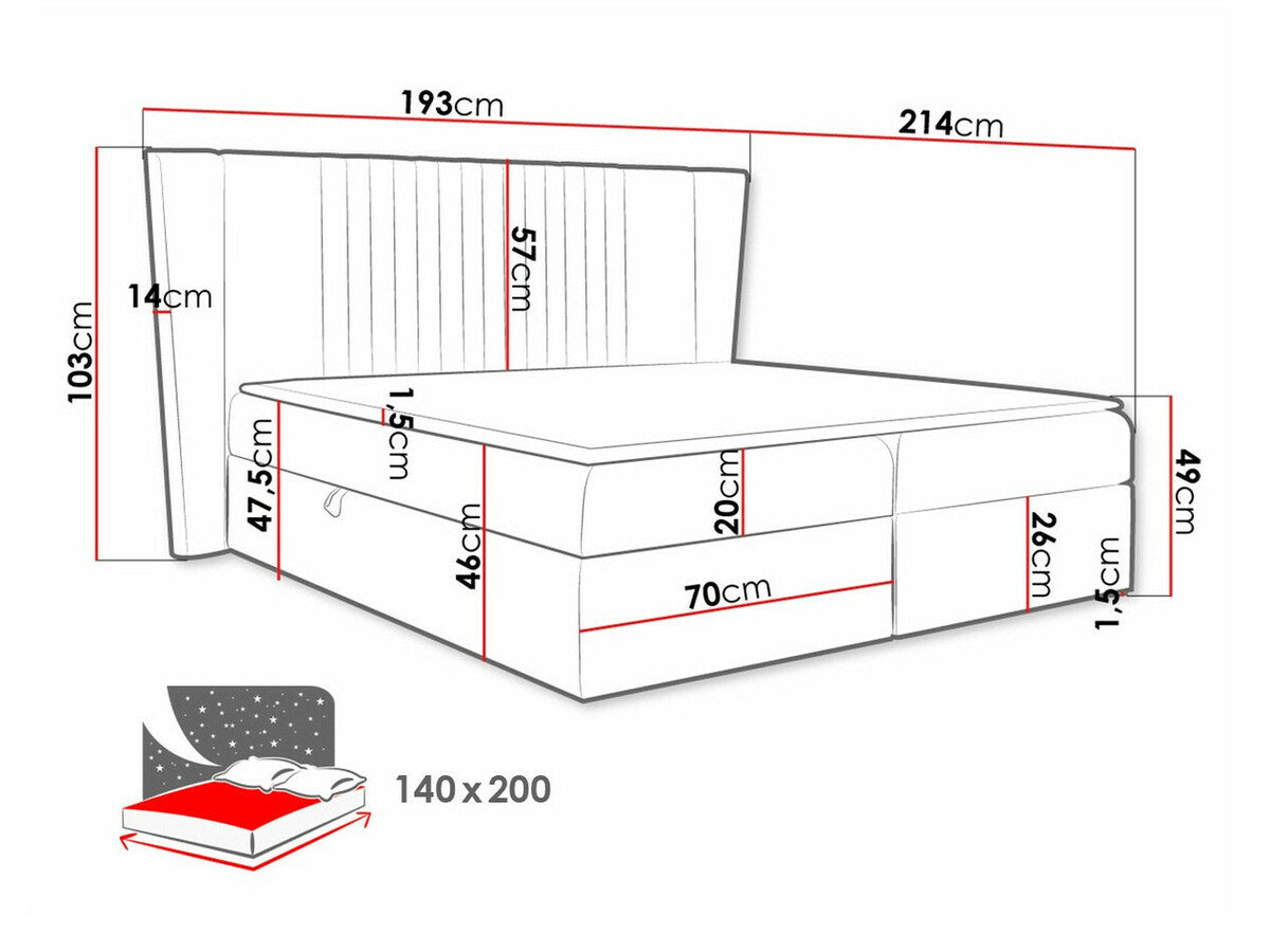 Continental bed 472636