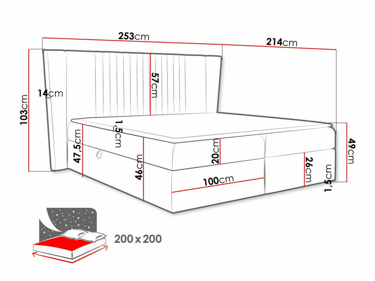 Continental bed 472636