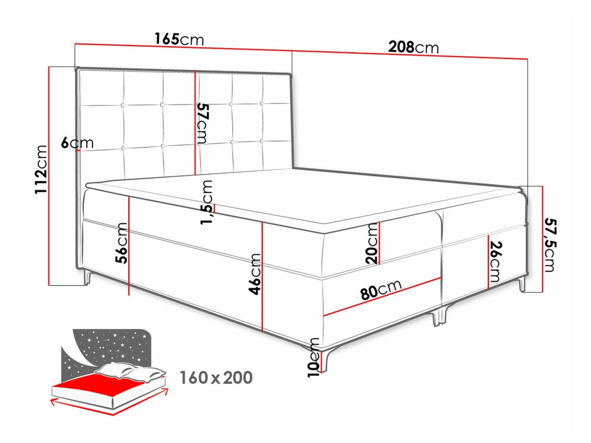 Continental bed 472761