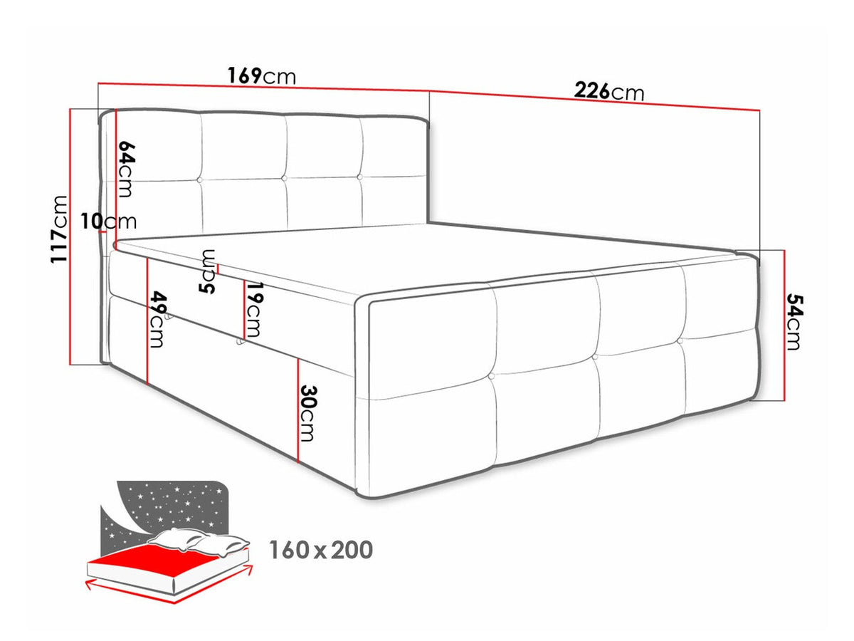Continental bed 473260