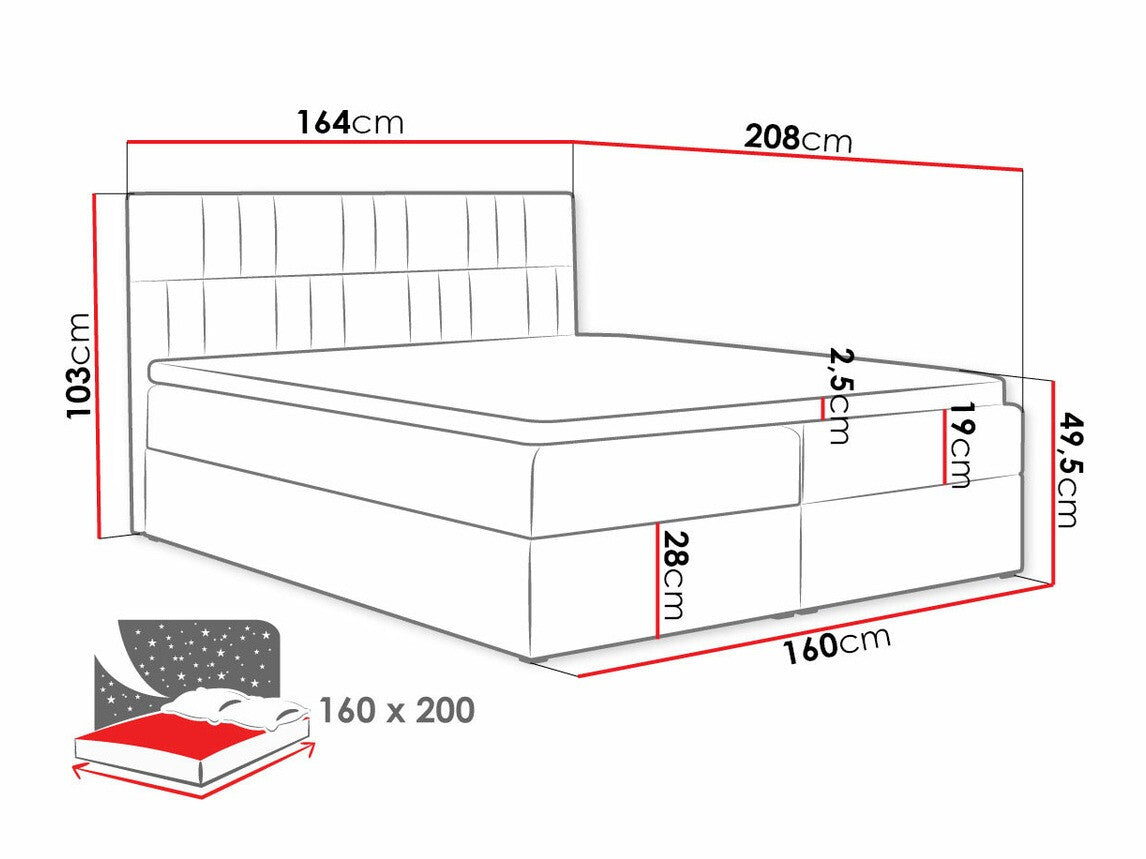 Continental bed 262823
