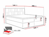 Continental bed 262823