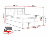 Continental bed 262823