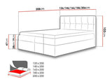 Continental bed 115297