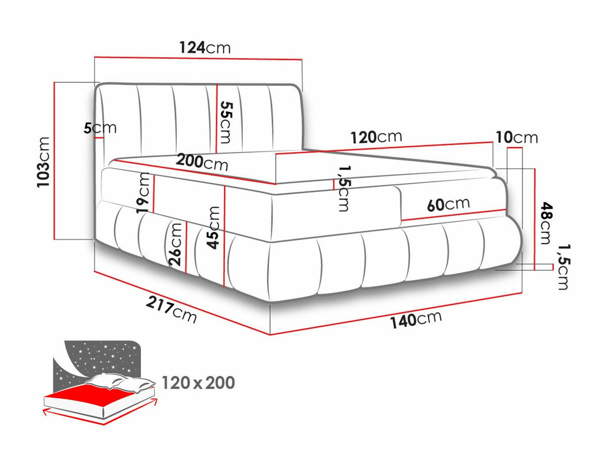 Continental bed 353772