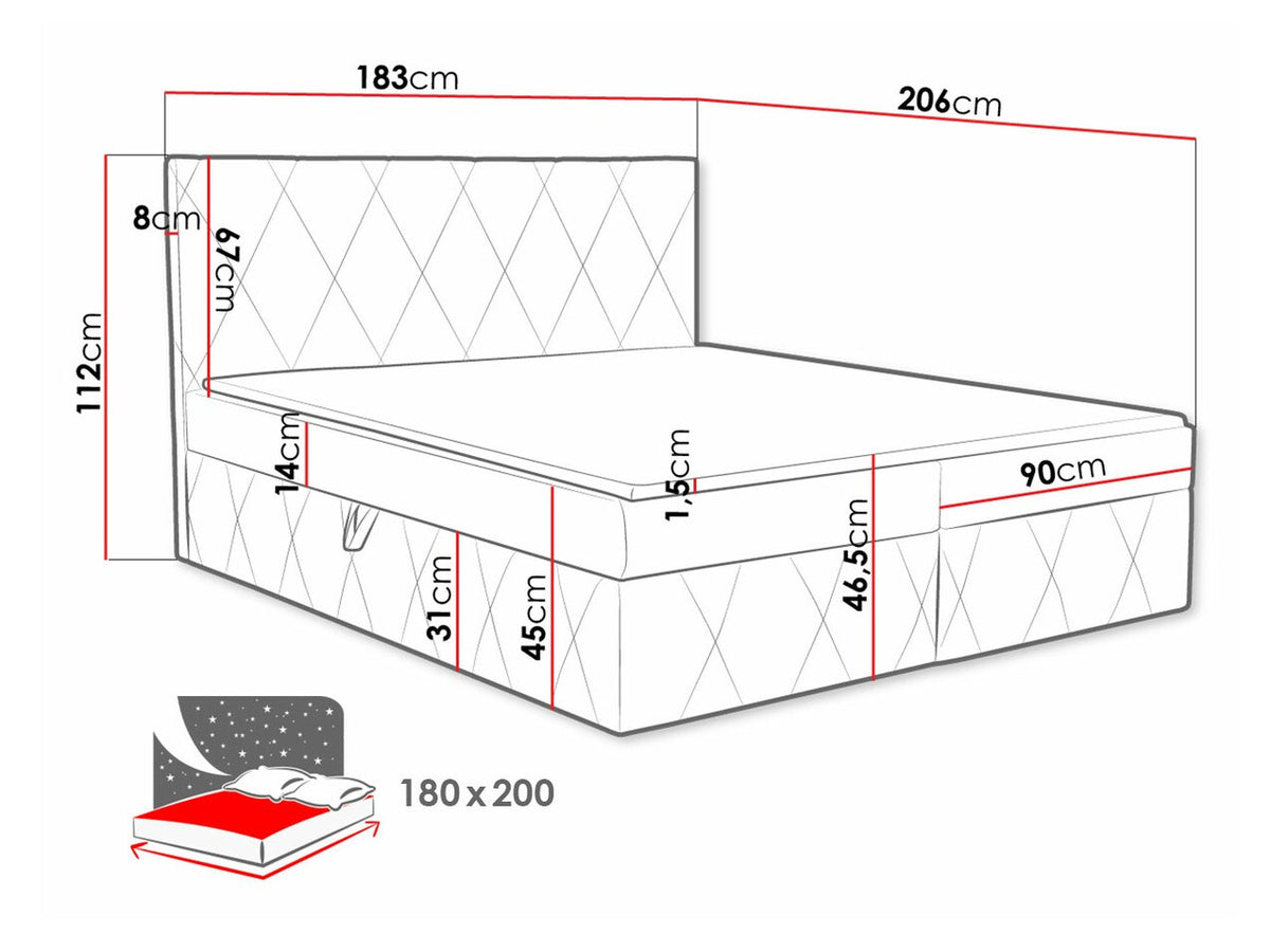 Continental bed 481123