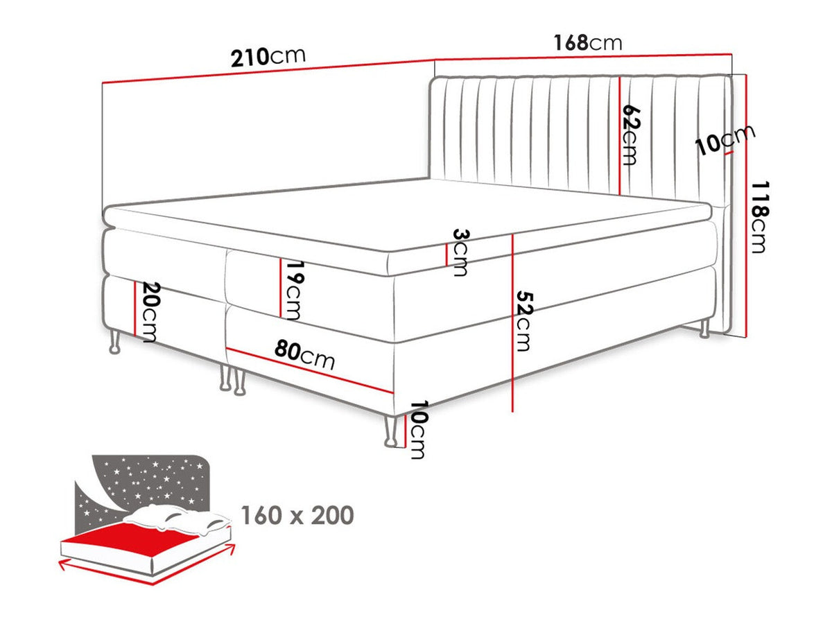 Continental bed 294981