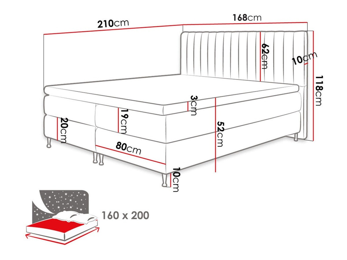 Continental bed 294981