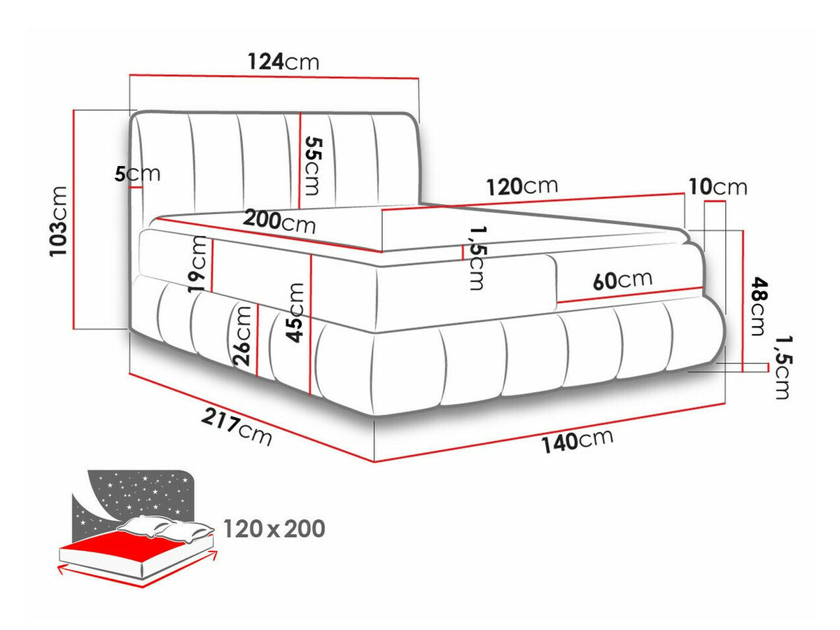 Continental bed 353772