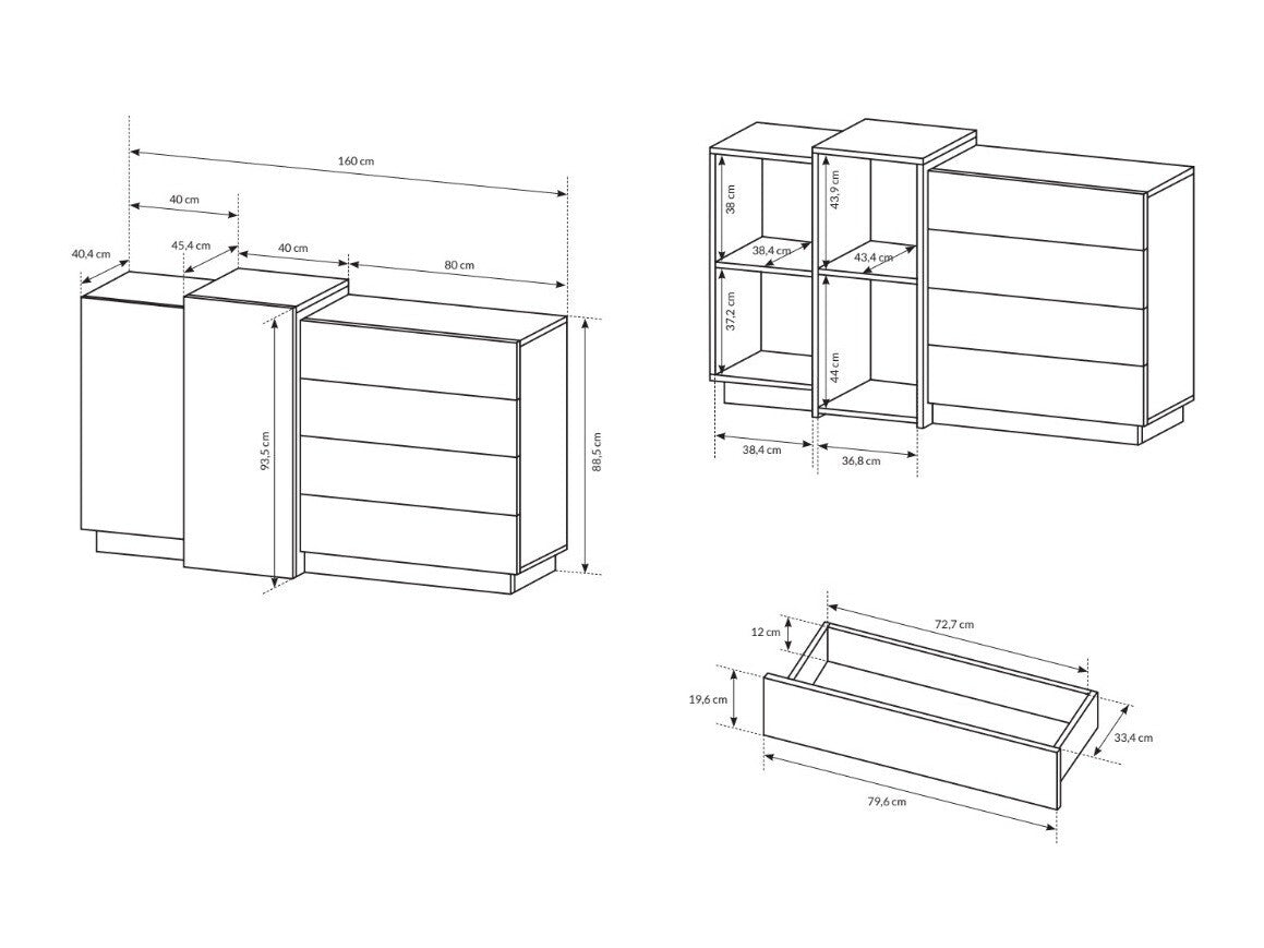 Chest of drawers 485673