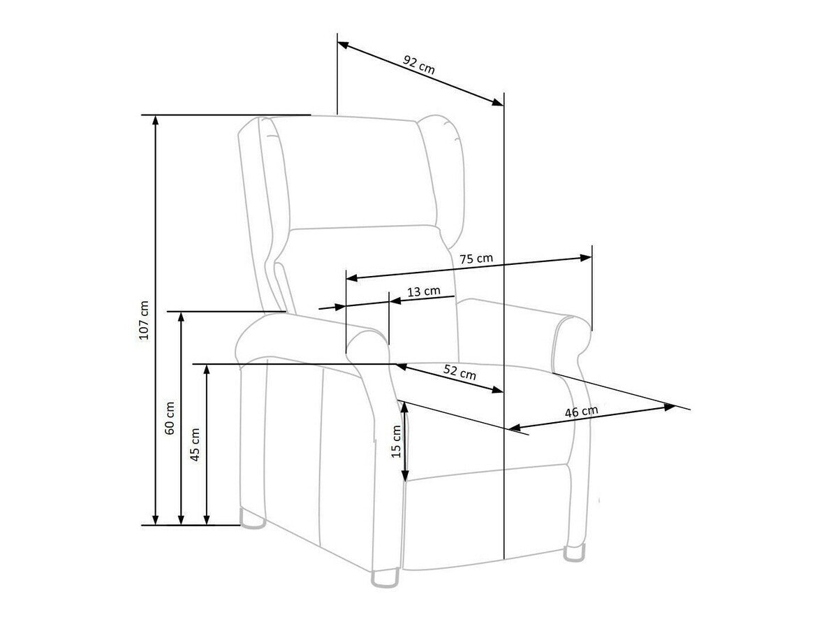 Armchair recliner 240210