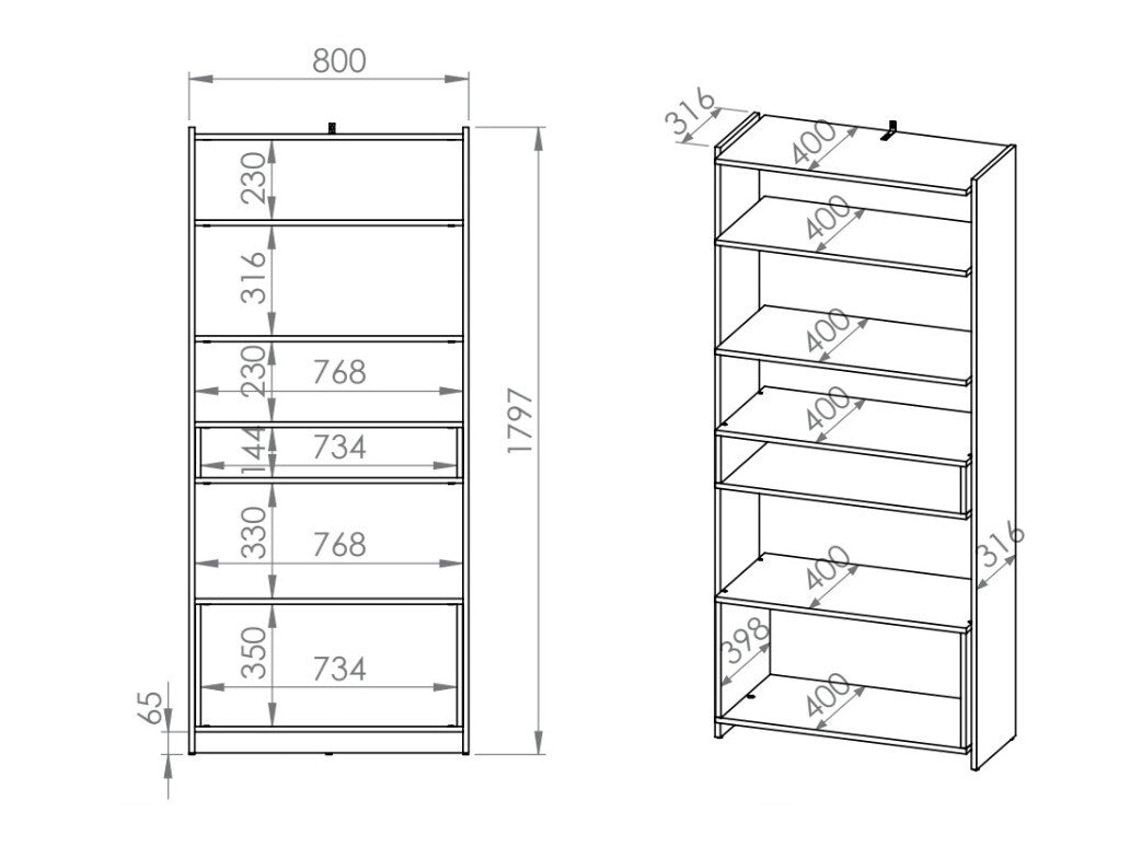 Bookcase 488934