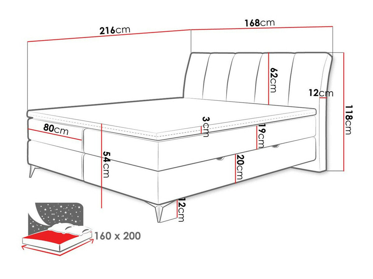Continental bed 436149