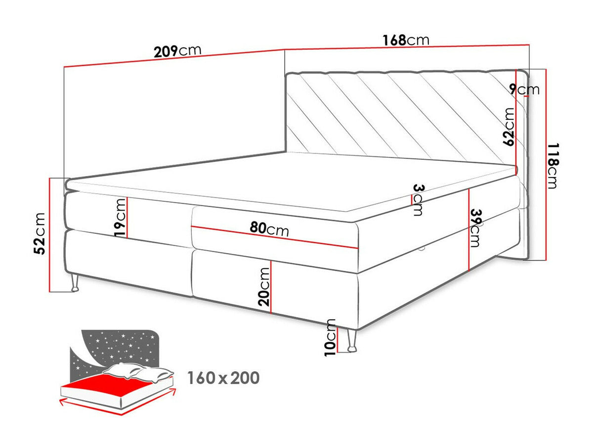 Continental bed 477041