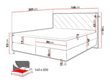 Continental bed 477041