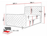 Continental bed 494302