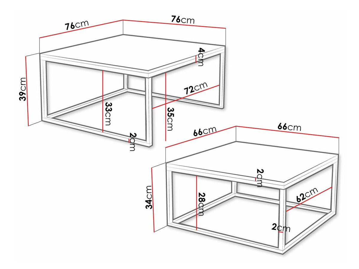 Nest of coffee tables 495056