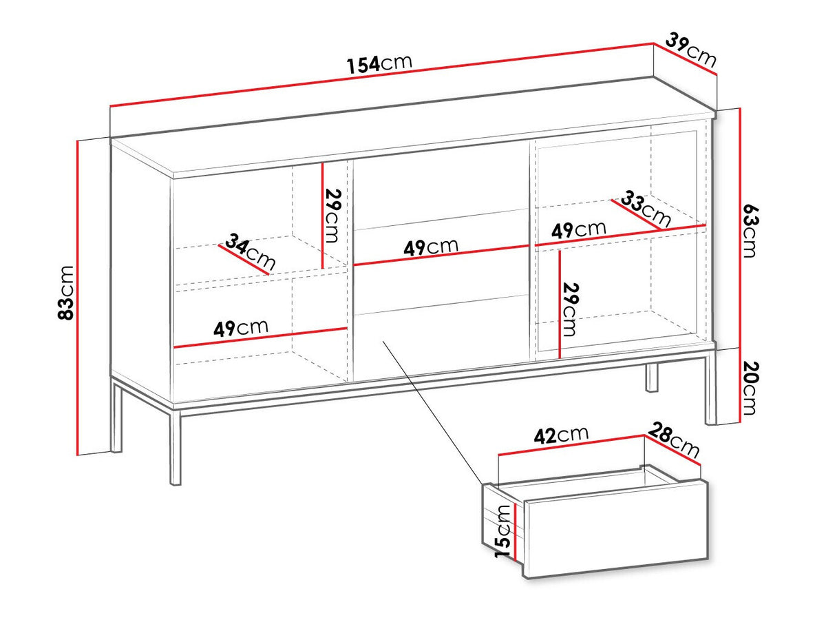 Chest of drawers 606656