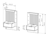 Set of bedside tables 507707