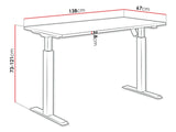Height-adjustable desk 508501