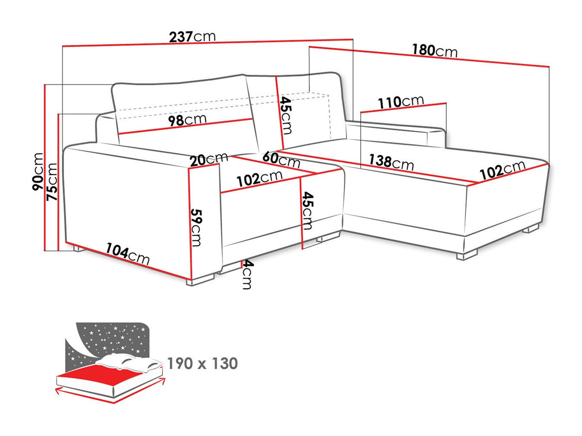 Corner sofa 509941