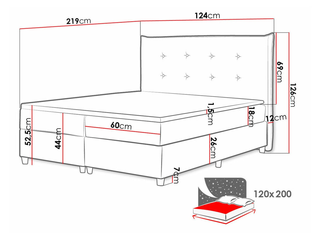 Continental bed 314938