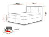 Continental bed 115297