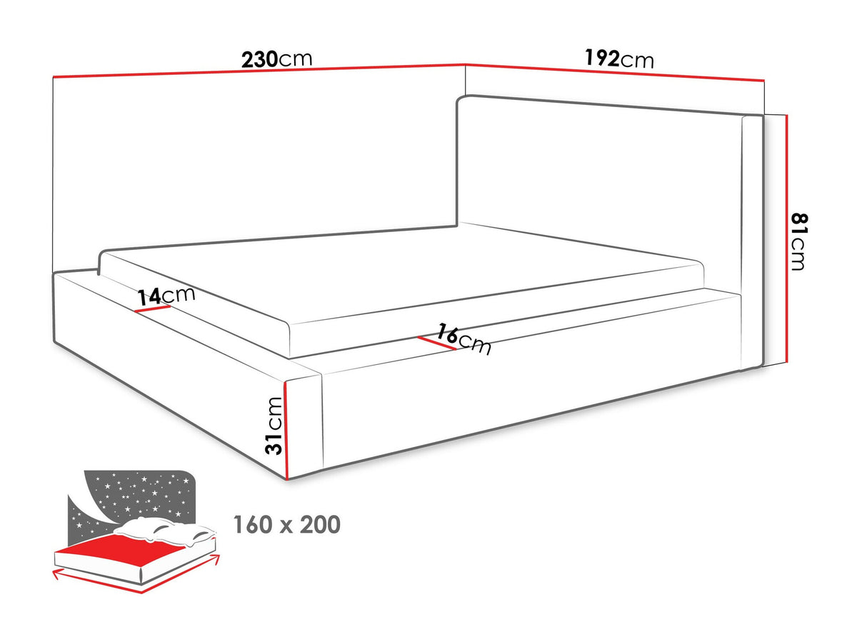 Bed 544159