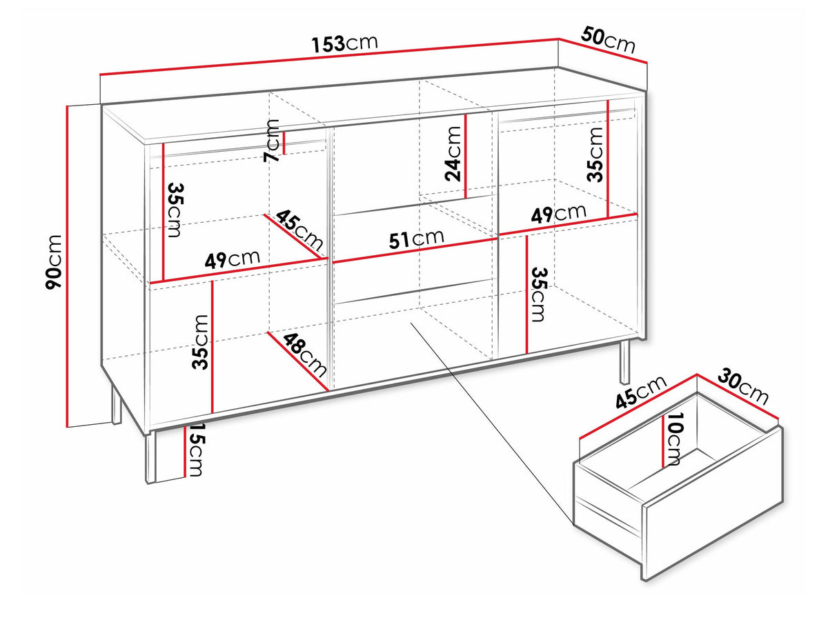 Chest of drawers 544501