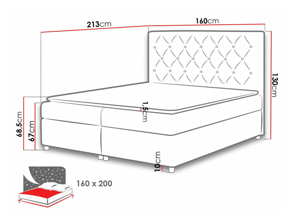 Continental bed 70564