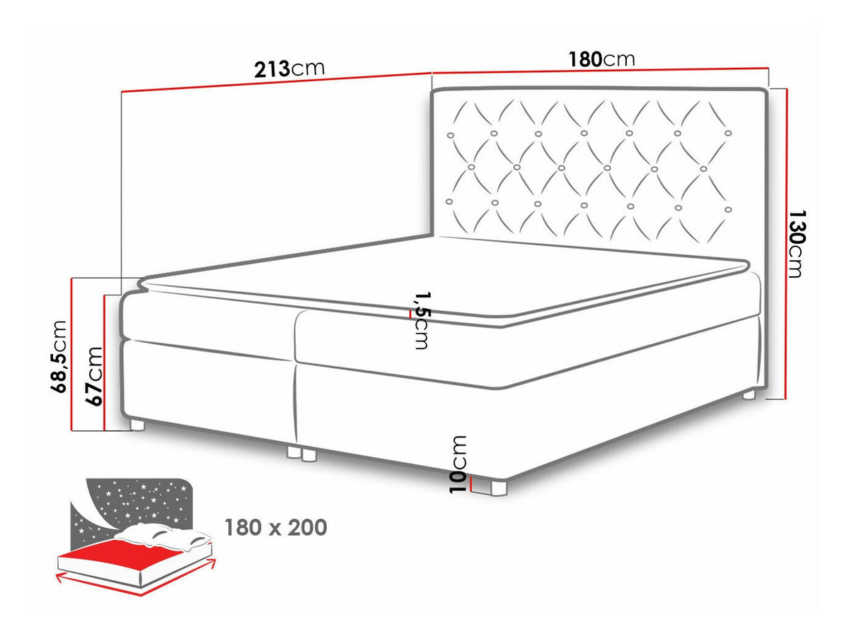 Continental bed 70564