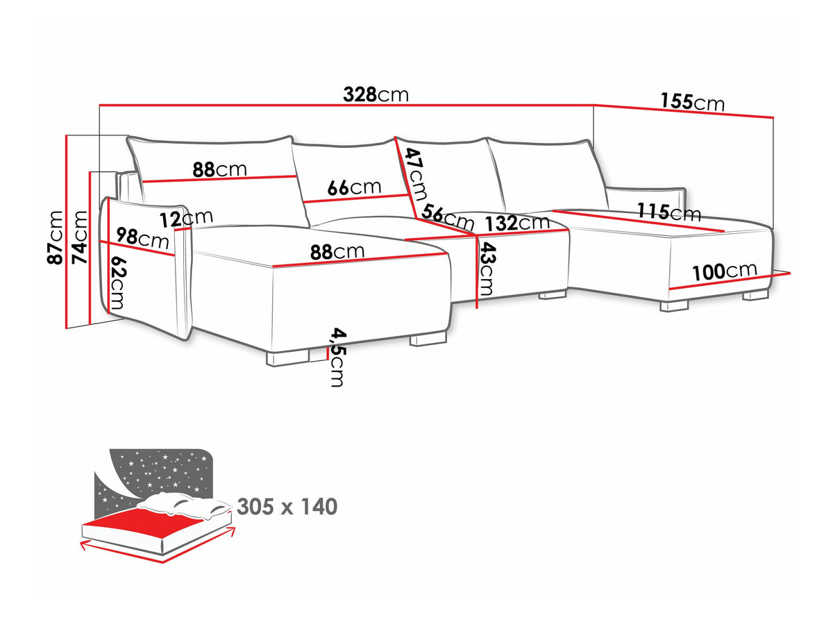 Corner sofa 544257
