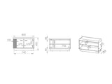 Shoe cabinet 551068