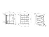 Shoe cabinet 551085