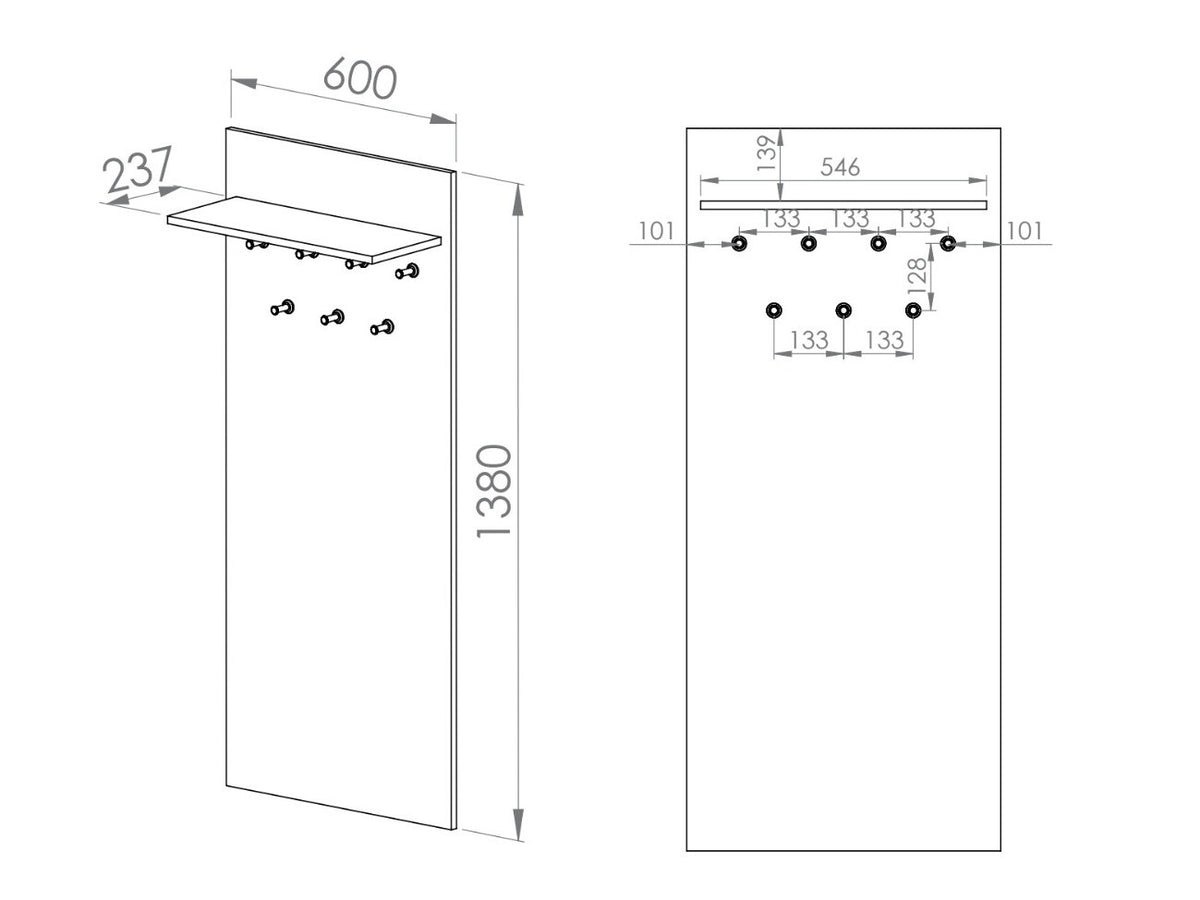 Coat rack 551086