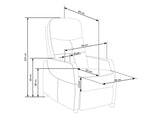 Armchair recliner 309089