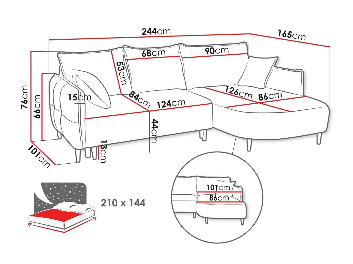 Corner sofa 553013