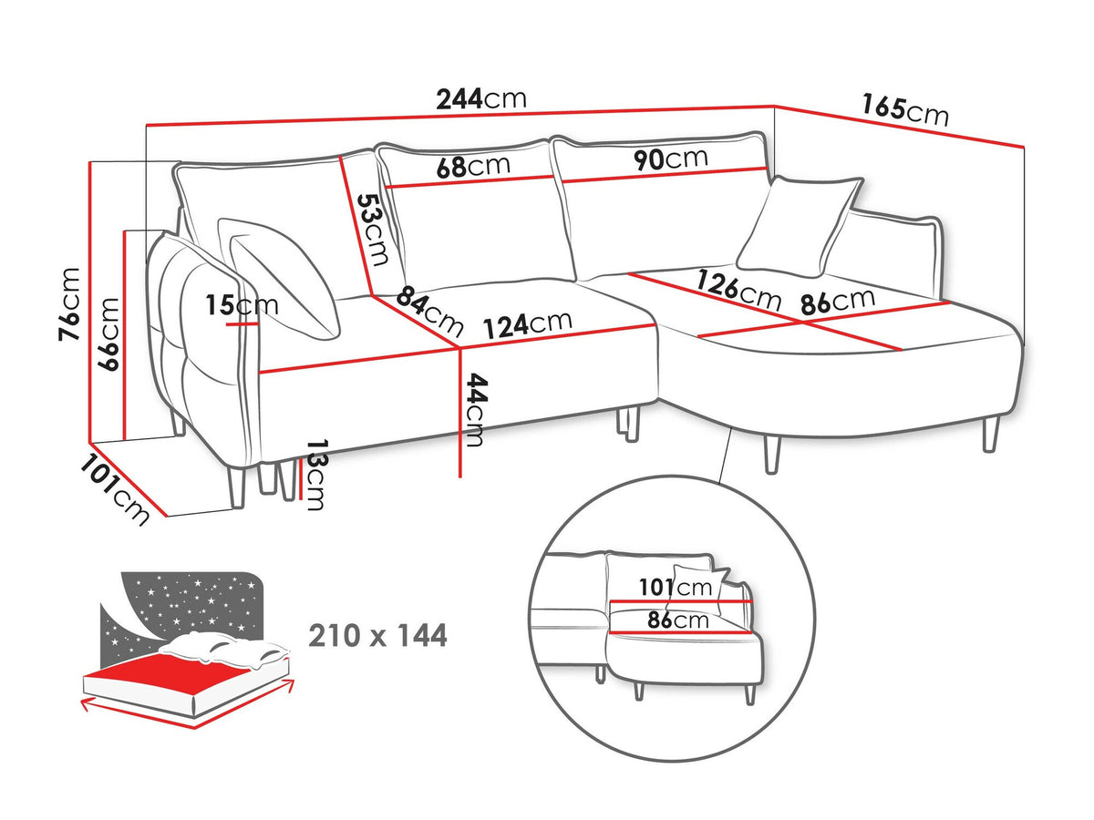 Corner sofa 553013