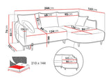 Corner sofa 553013