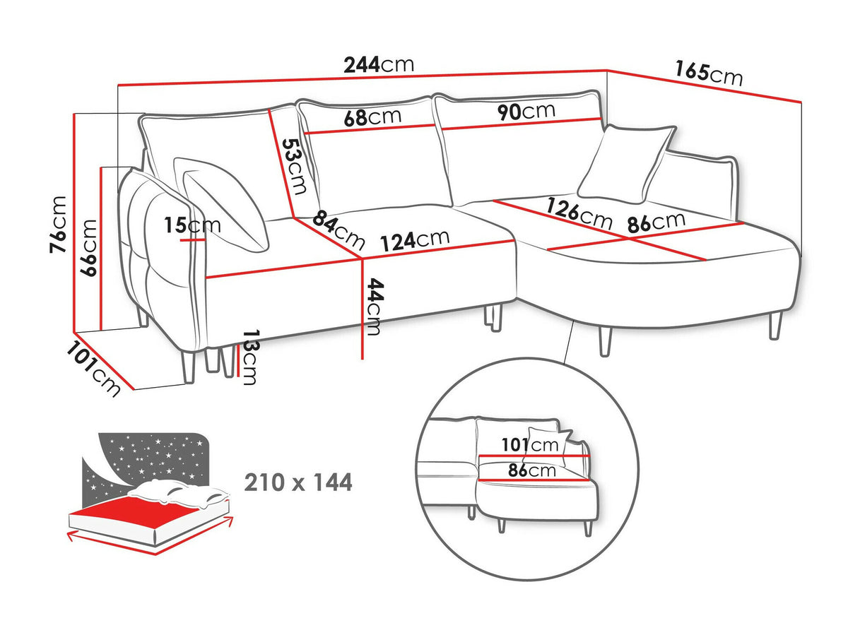 Corner sofa 553013