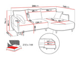 Corner sofa 553013