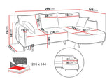 Corner sofa 553013